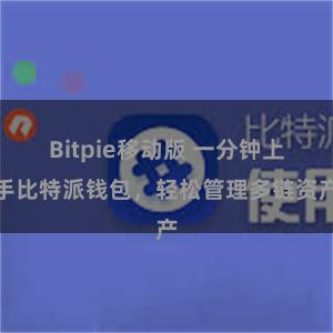 Bitpie移动版 一分钟上手比特派钱包，轻松管理多链资产