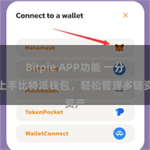 Bitpie APP功能 一分钟上手比特派钱包，轻松管理多链资产