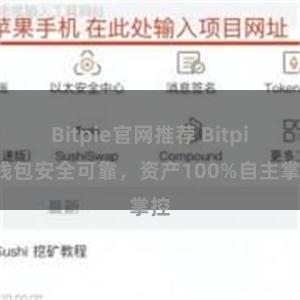 Bitpie官网推荐 Bitpie钱包安全可靠，资产100%自主掌控