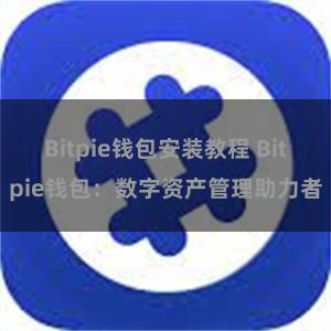 Bitpie钱包安装教程 Bitpie钱包：数字资产管理助力者