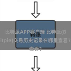 比特派APP客户端 比特派(Bitpie)交易历史记录在哪里查看？